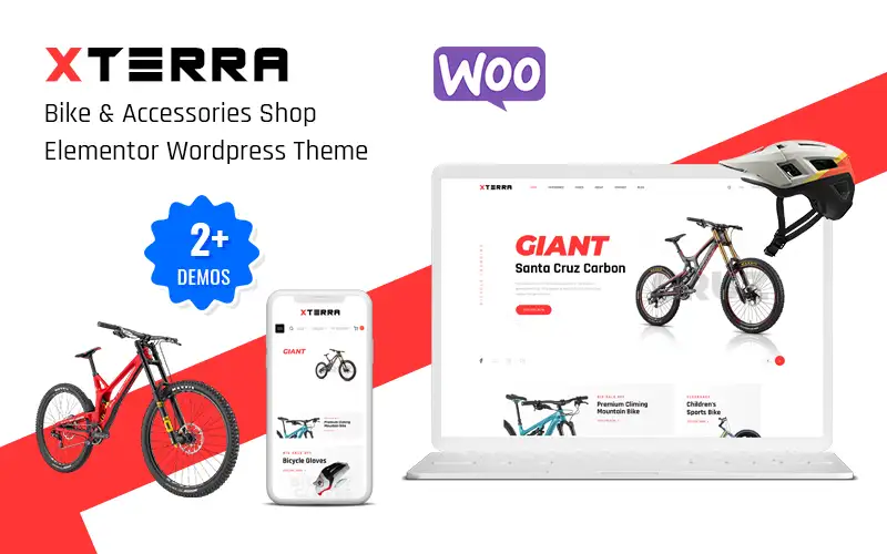 Xterra – Bike & Accessories Shop Elementor WordPress Theme WordPress Theme