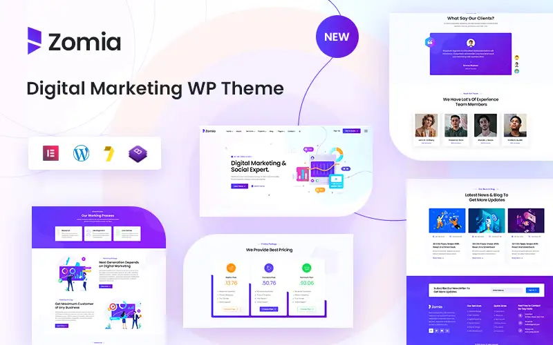 Zomia – Digital Marketing WordPress Theme