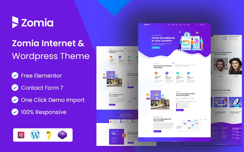 Zomia – ISP & Internet Service WordPress Theme