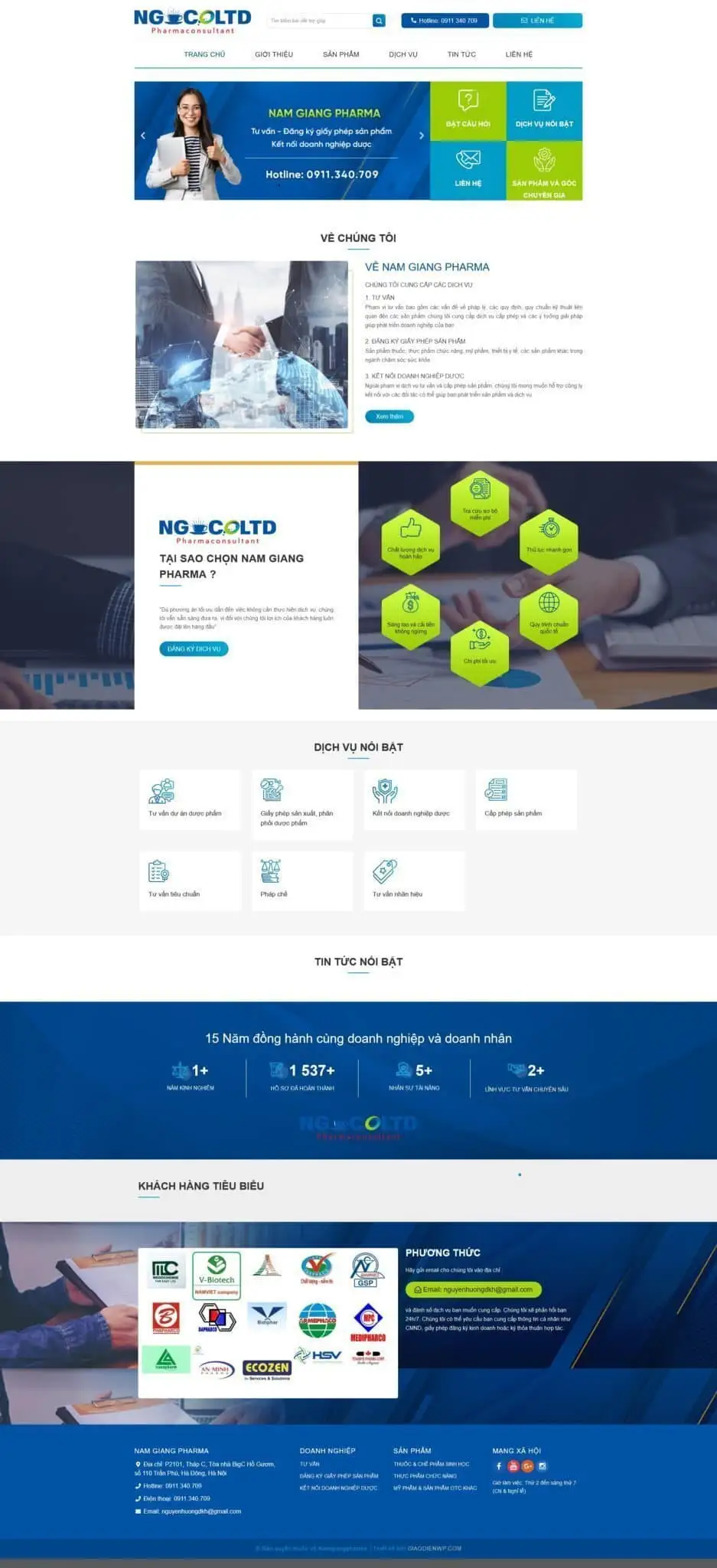 Mẫu Website Công Ty Bán Thuốc - Dược Phẩm - Shop Online - Cài Đặt Sẵn